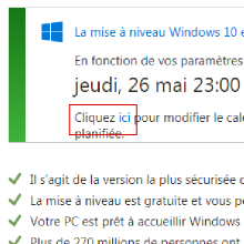 MAJ Windows 10 non désirée
