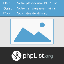 PHP List campagne emailing image