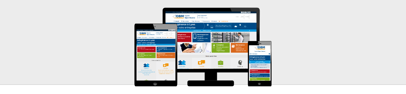 Site web responsive DBM Drupal 8