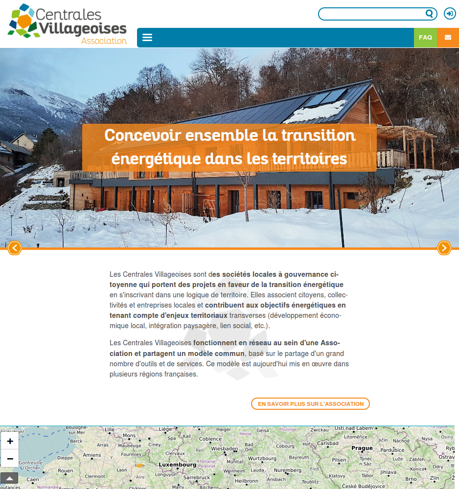 Le site de l'association Centrales Villageoises