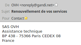 spam OVH