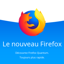 Le nouveau Firefox : firefox quantum. Logiciels libres à Lyon