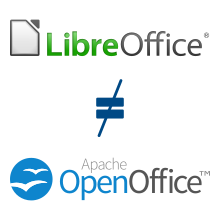 Libre Office différent de Open Office